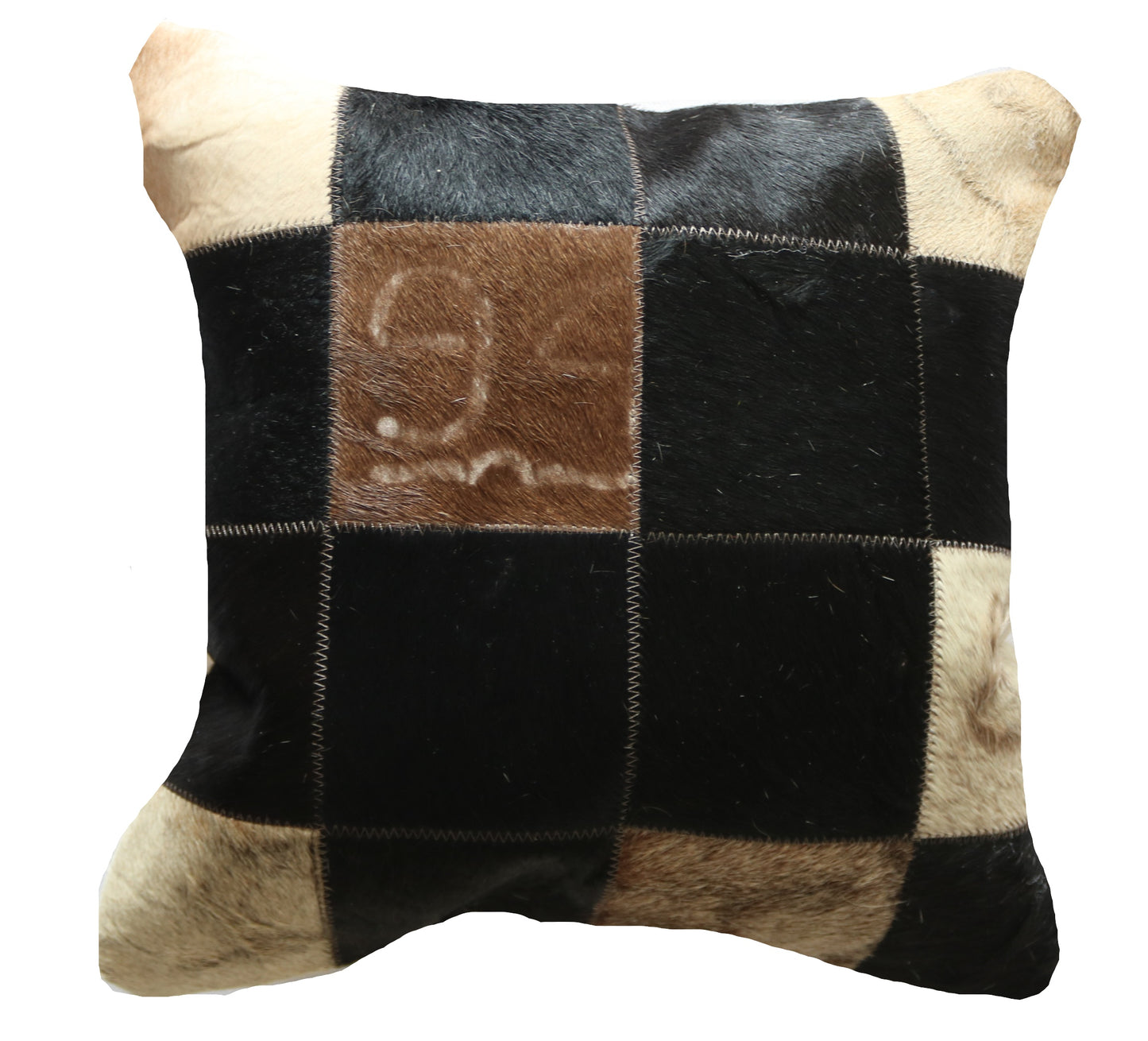301262 Coussin Peau de Vache Cowhide Pillow Collection Quebecuir Premium