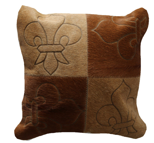 301263 Coussin Peau de Vache Cowhide Pillow Collection Quebecuir Premium