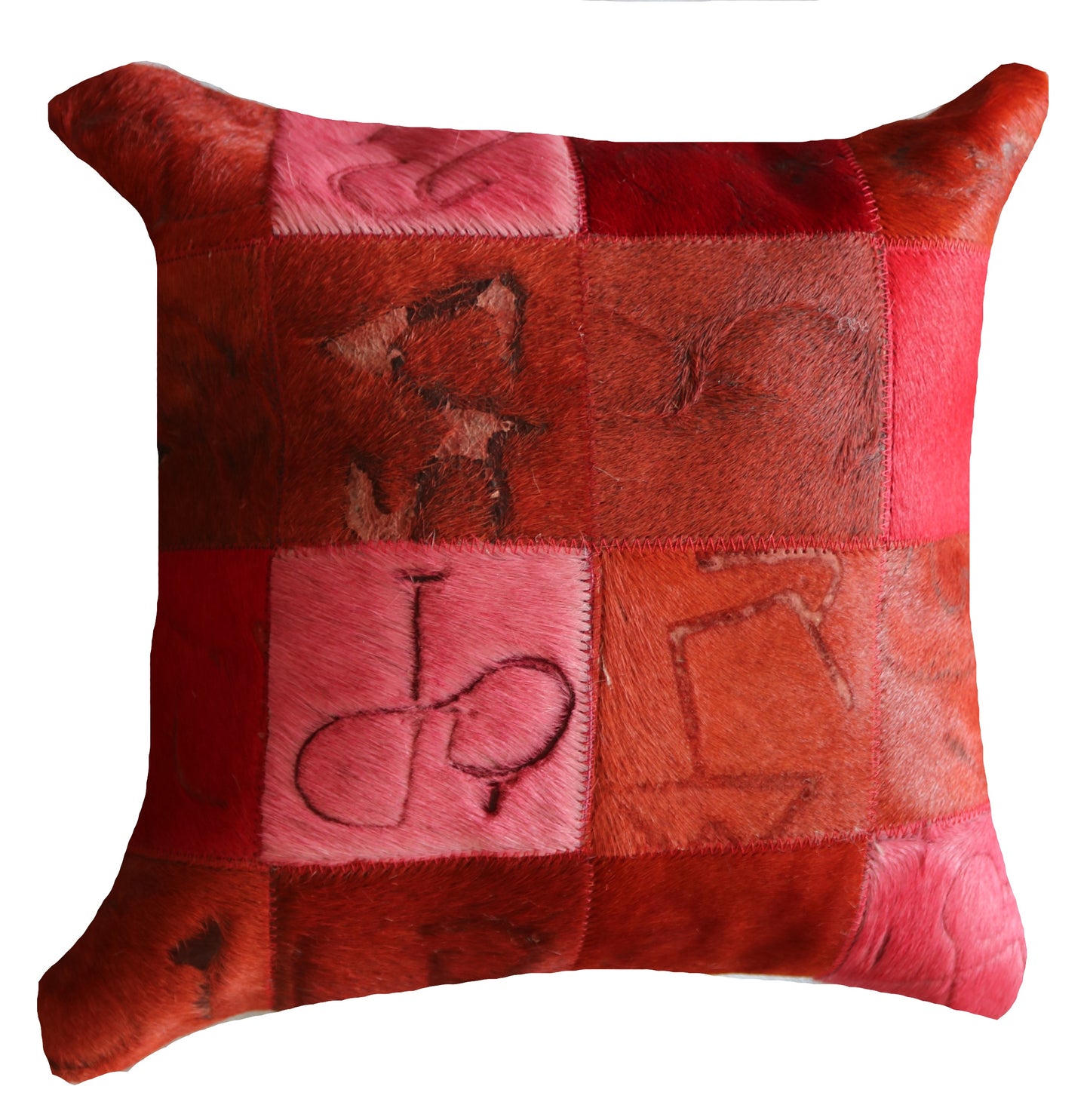 301283 Coussin Peau de Vache Cowhide Pillow Collection Quebecuir Premium