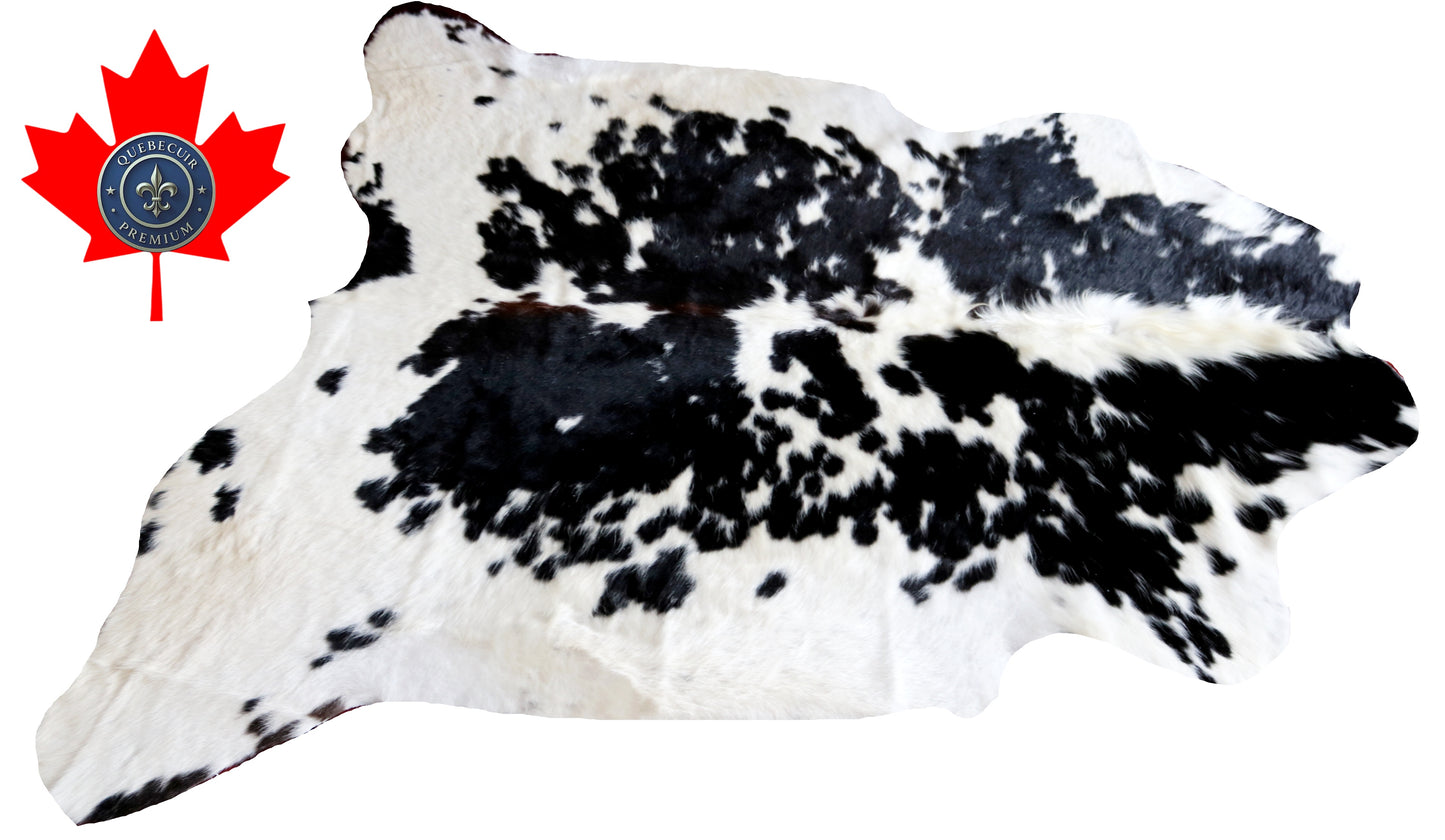 100153-  Tricolor Cowhide Rug - Quebecuir Premium Collection