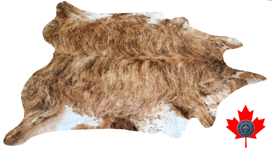 98715 - Cowhide Rug Tapis Peau de Vache  BIG  SIZE XL-  Collection Quebecuir Premium