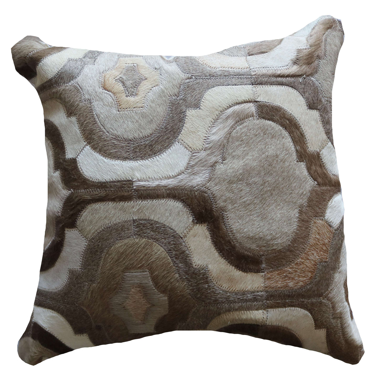 301484  Coussin Peau de Vache Cowhide Pillow BIG SIZE   Collection Quebecuir Premium