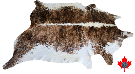 98724 - Cowhide Rug Tapis Peau de Vache  BIG  SIZE XXL-TRICOLOR   Collection Quebecuir Premium