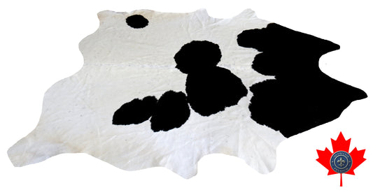98732 - Cowhide Rug Tapis Peau de Vache  BIG  SIZE XL-   Collection Quebecuir Premium