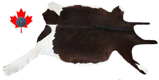 98736 - Cowhide Rug Tapis Peau de Vache  BIG  SIZE XL-   Collection Quebecuir Premium