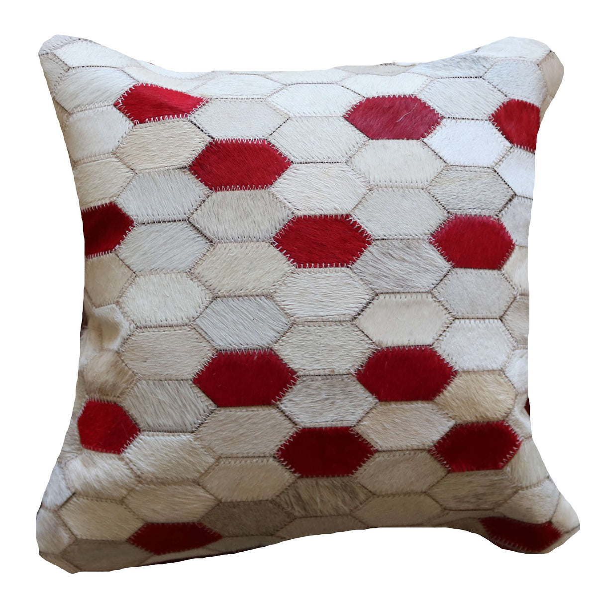 301382 Coussin Peau de Vache Cowhide Pillow   Collection Quebecuir Premium
