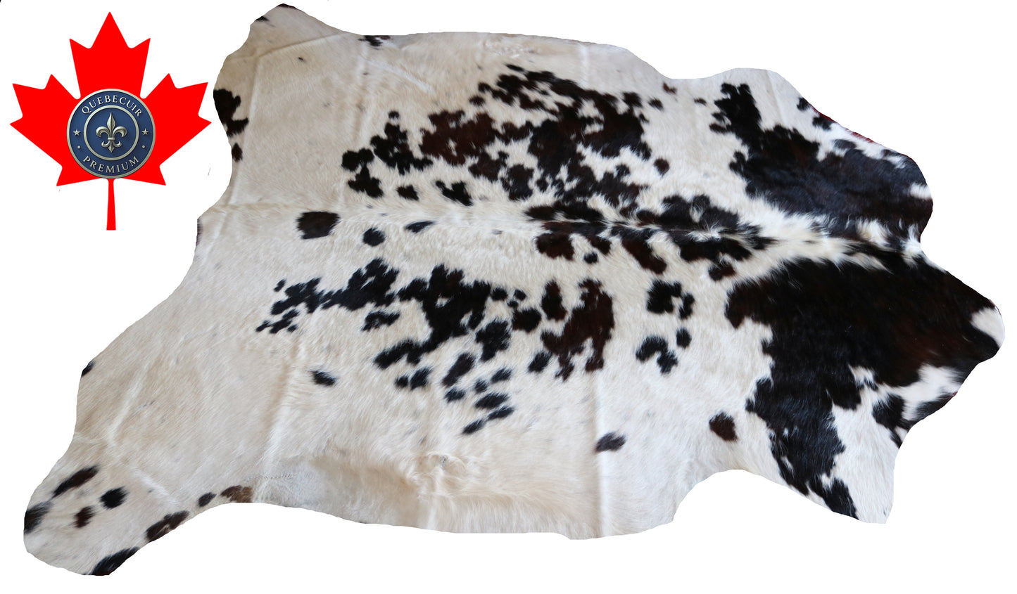 100170-  Tricolor Cowhide Rug - Quebecuir Premium Collection