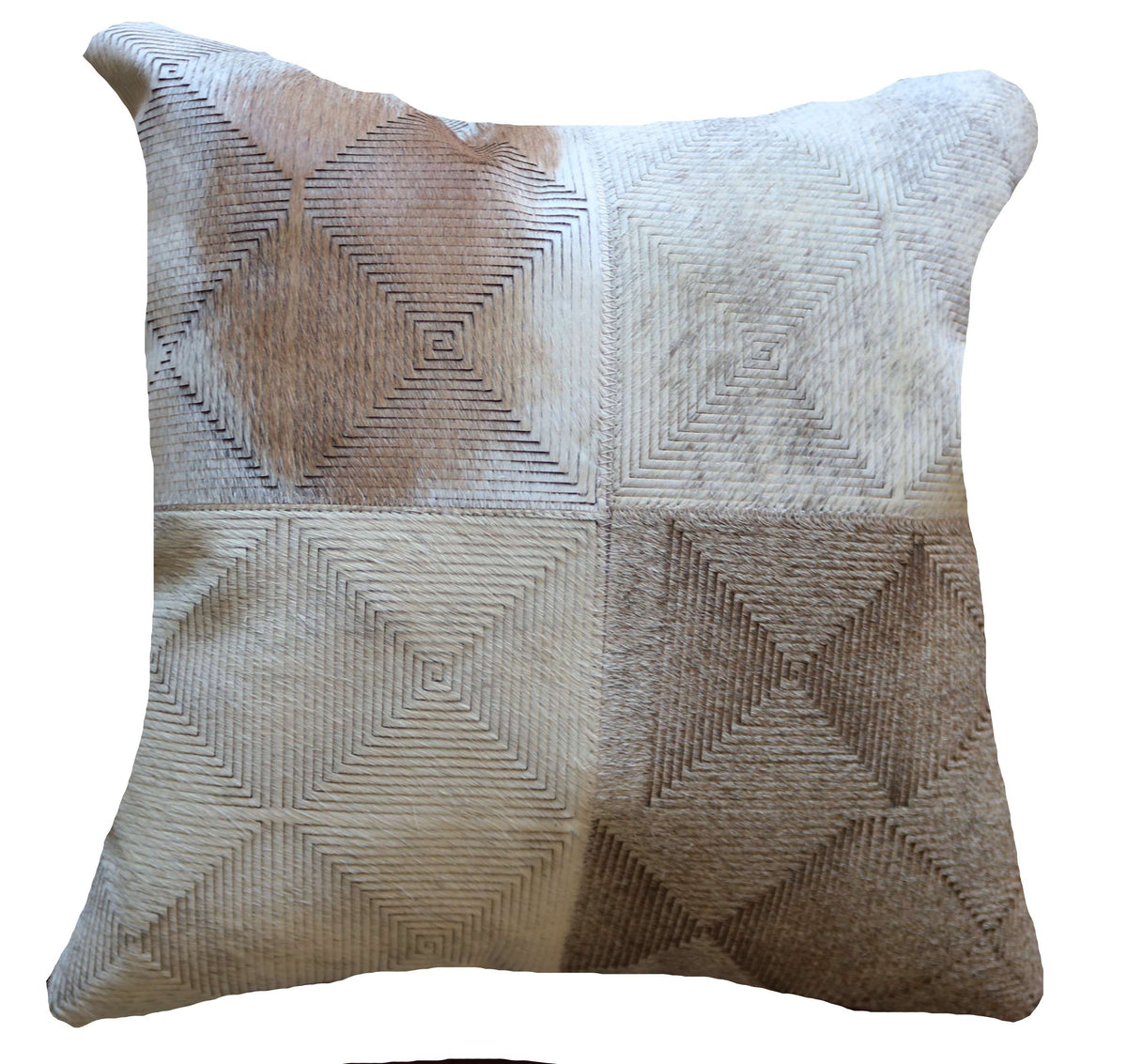 301391 Coussin Peau de Vache Cowhide Pillow   Collection Quebecuir Premium