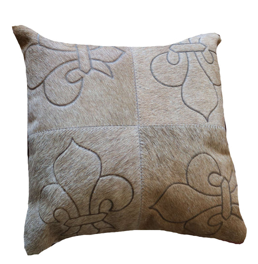 301393 Coussin Peau de Vache Cowhide Pillow   Collection Quebecuir Premium