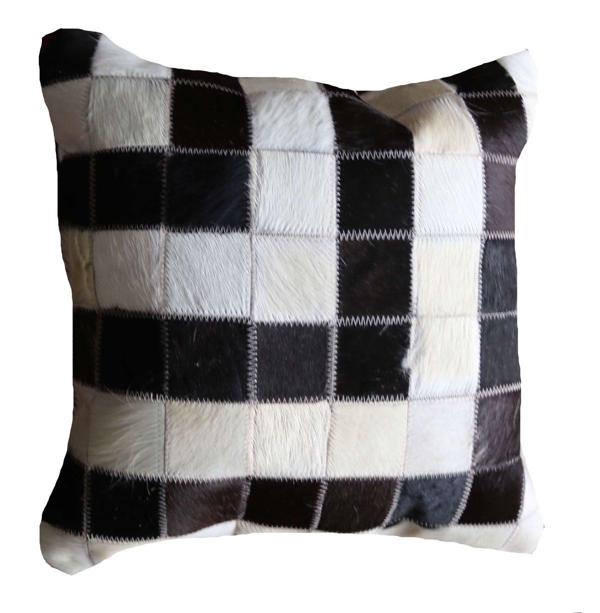 301402 Coussin Peau de Vache Cowhide Pillow   Collection Quebecuir Premium