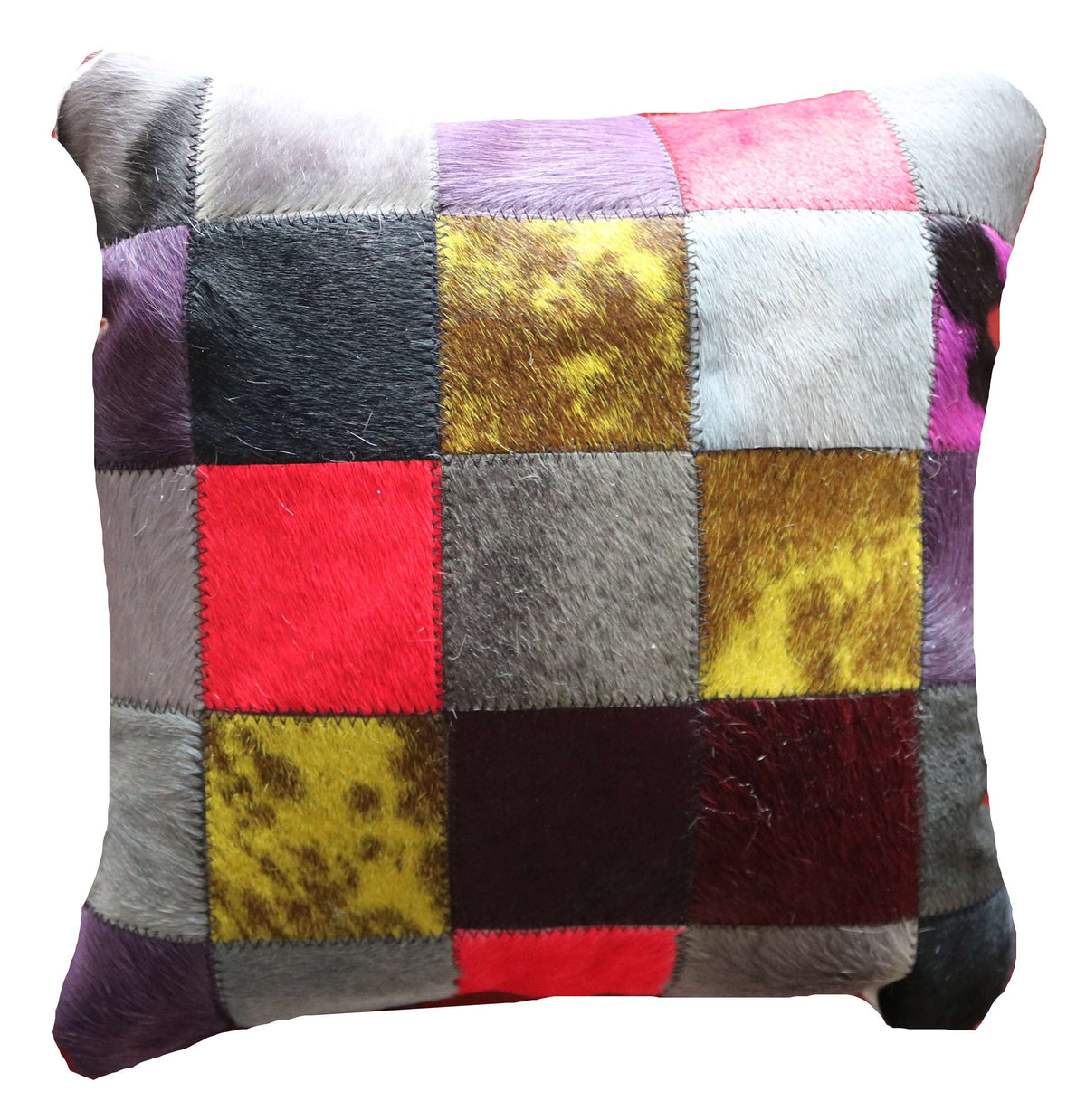 301414 Coussin Peau de Vache Cowhide Pillow   Collection Quebecuir Premium