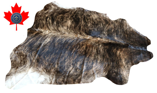 100178  Tricolor Cowhide Rug - Quebecuir Premium Collection