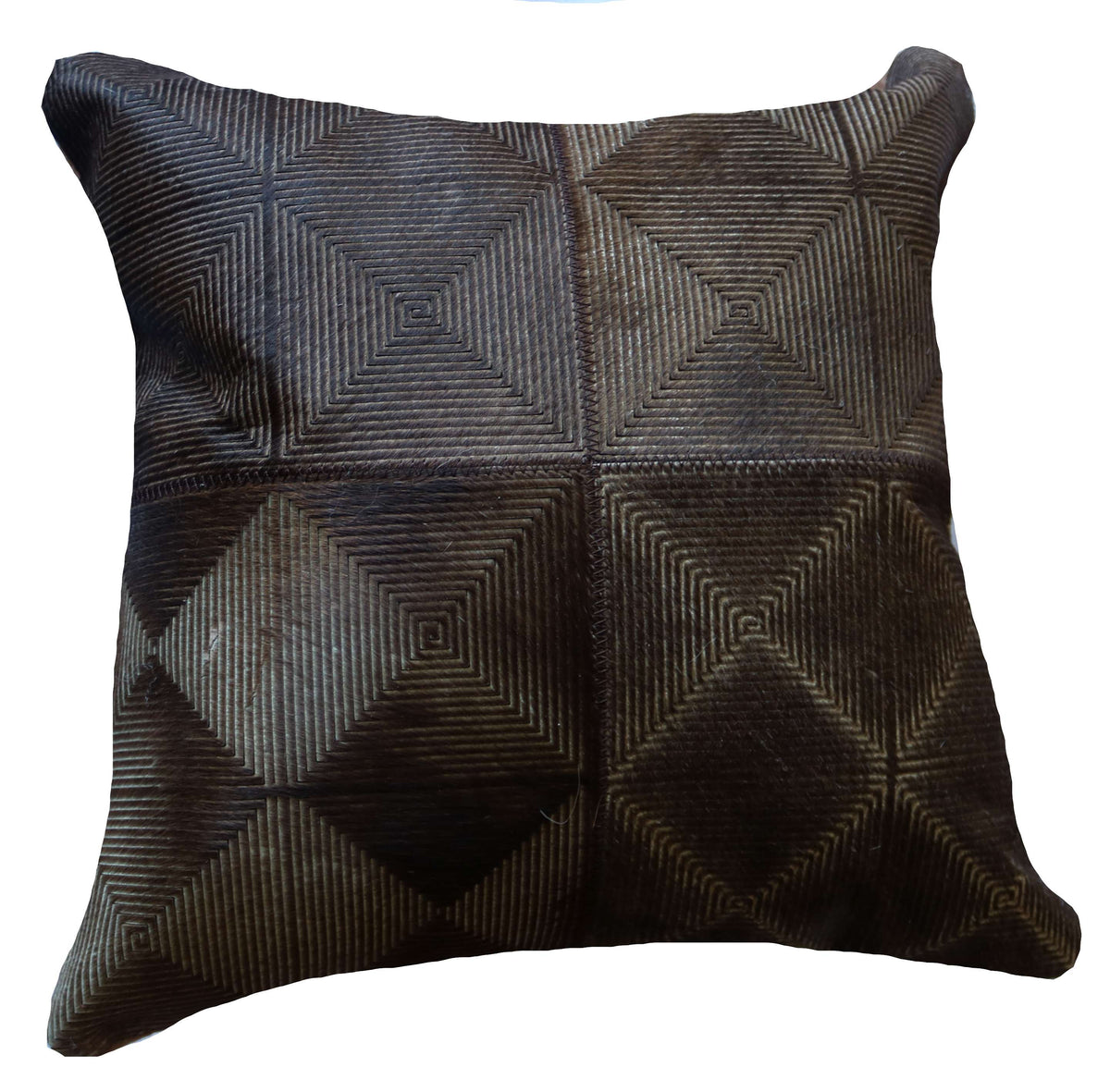 301427 Coussin Peau de Vache Cowhide Pillow   Collection Quebecuir Premium