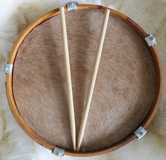 200606 16" Cowhide Drum Bombo Leguero - Tambour en peau de vache Bombo Leguero