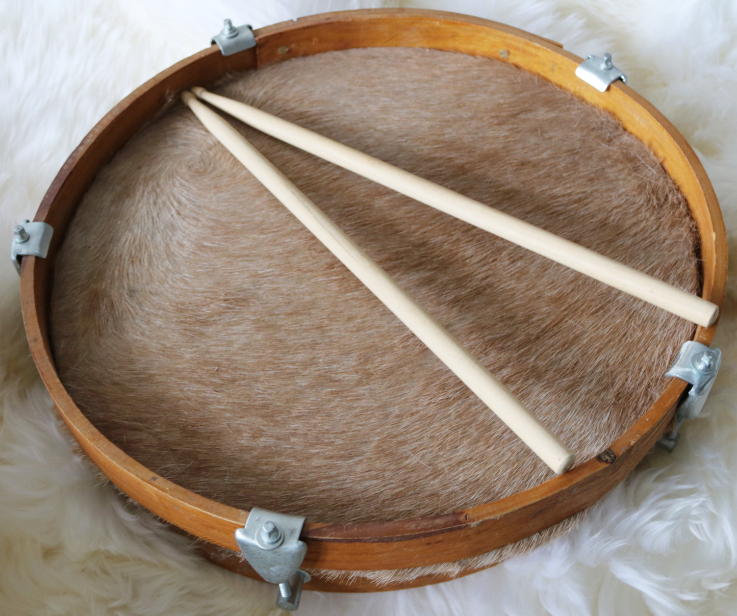 200606 16" Cowhide Drum Bombo Leguero - Tambour en peau de vache Bombo Leguero