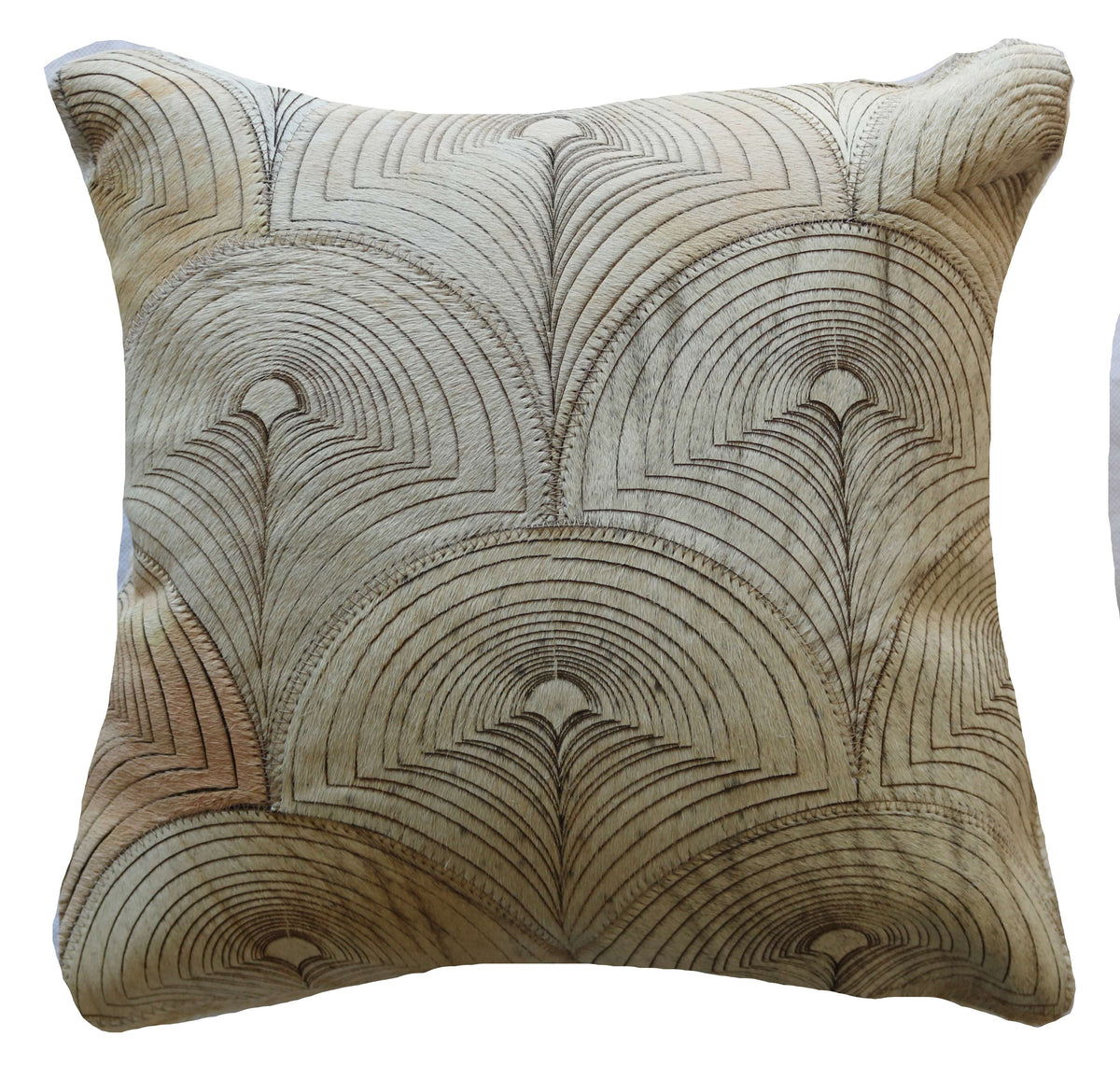 301431 Coussin Peau de Vache Cowhide Pillow   Collection Quebecuir Premium