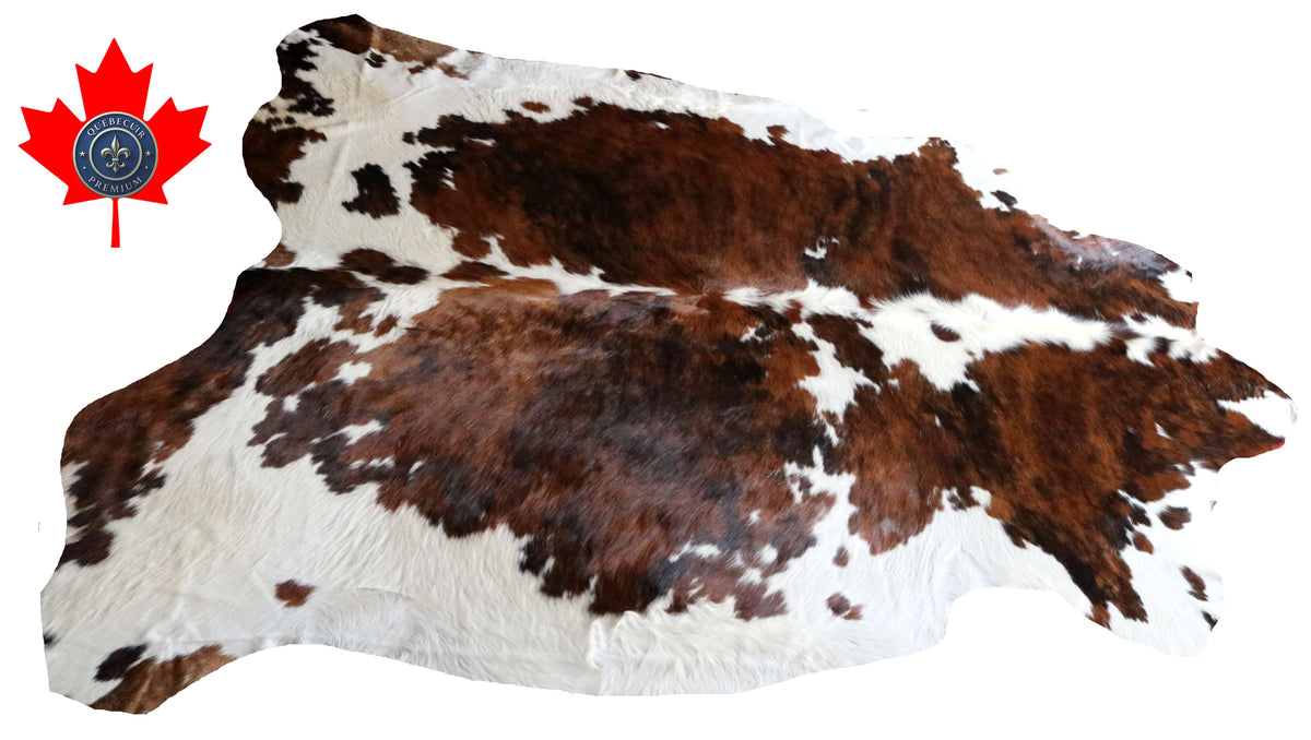 100370- SUPER BIG  SIZE XXXL TRICOLOR   Cowhide Rug - Quebecuir Premium Collection