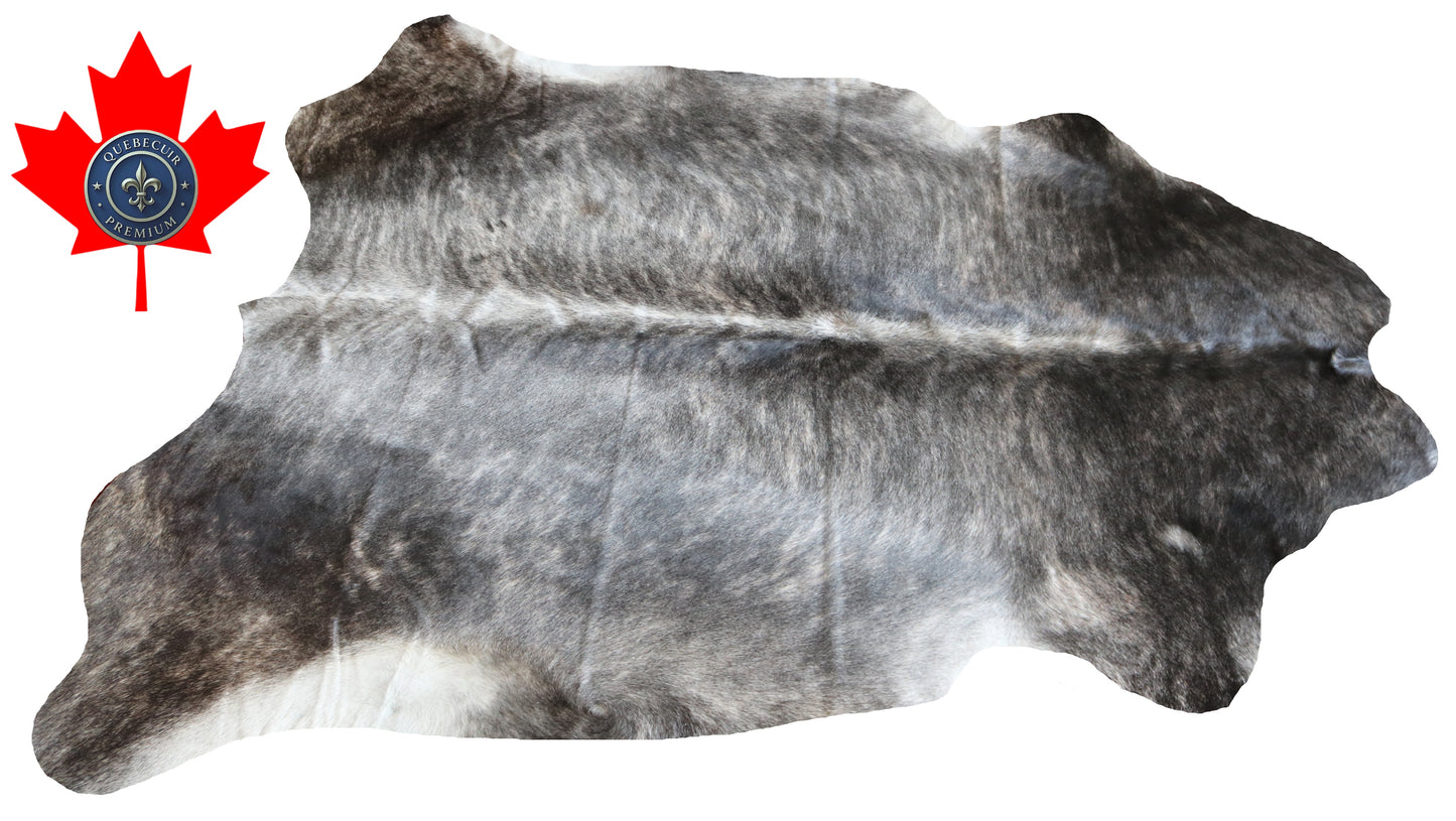 100192 Tricolor Cowhide Rug - Quebecuir Premium Collection