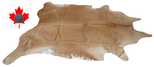 98810- Cowhide Rug Tapis Peau de Vache  SUPER BIG SIZE XXXL -  Collection Quebecuir Premium