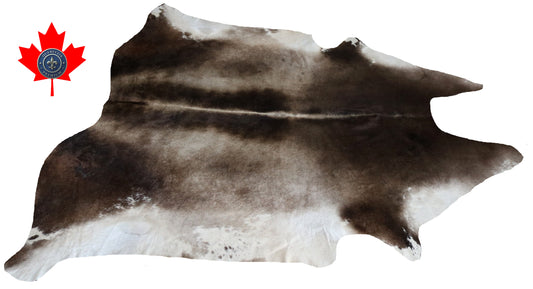 98811- Cowhide Rug Tapis Peau de Vache   BIG SIZE XXL -  Collection Quebecuir Premium