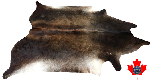 98814- Cowhide Rug Tapis Peau de Vache   BIG SIZE XXL -  Collection Quebecuir Premium