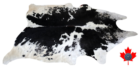 98816- Cowhide Rug Tapis Peau de Vache   BIG SIZE XXL -  Collection Quebecuir Rustic
