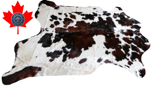 100217- SUPER BIG  SIZE XXXL TRICOLOR  Cowhide Rug - Quebecuir Premium Collection