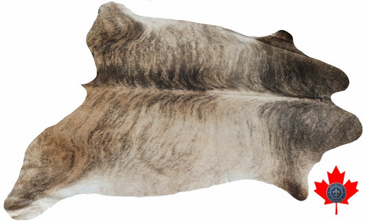 100078 - Brindle Cowhide Rug Tapis peau de vache Brindle - Quebecuir Premium Collection