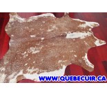 770039  cowhide rug tapis peau de vache GOLDEN METALLIC 