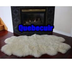 MO 95307  Tapis peau de Mouton Sheepskin GRAND BIG SIZE Collection Canada Premium